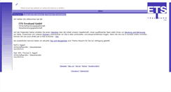 Desktop Screenshot of ets-treuhand-gmbh.de